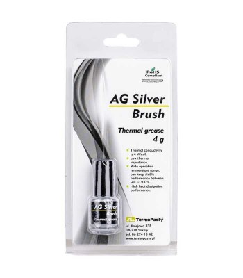 Pasta termoconductoare AG Silver Brush 4 W/m.K 4grame AG TermoPasty foto