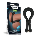 Inel Dublu de Penis Pinnacle Pro Anyfit Plus, Silicon, Negru