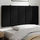 VidaXL Pernă tăblie de pat, negru, 100 cm, catifea
