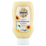 Maioneza Bio 270ml Biona, Ingrediente Organice, Oua de Găini Crescute Liber, Delicioasa, Cremosa, Sosuri, Dressing, Alimente Ecologice