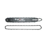 Set lama drujba 40cm (16 inch) cu 2 lanturi pas 3/8, 1.3mm, T57 zale uz profesional Breckner Germany