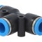Conector push-in T, PBT, 8 mm