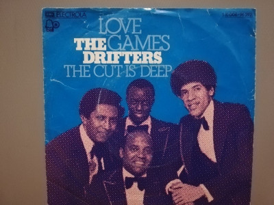 The Drifters &amp;ndash; Love Games &amp;hellip;(1974/EMI/RFG) - VINIL Single/Impecabil foto