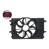Ventilator radiator Opel Astra K 15-, motor: 1.0 T, 1.4 T, 1.4 Turbo, 1.6 Cdti, 1.6 T, 445 mm; 3 pini, 13356650; 39009025