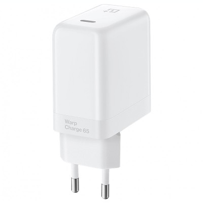 Incarcator Retea USB OnePlus Nord N10 5G, 1 X USB Type-C, 65W, Warp Charge, Alb foto