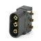 Conector alimentare DC soclu tata MR60 3-pini 35A /600V THT AMASS MR60PW-M