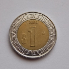 1 PESO 2004 MEXIC-XF