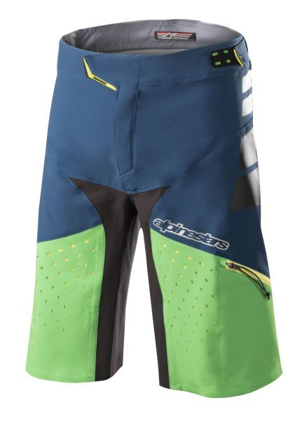 Pantaloni Ciclism Barbati Alpinestar Drop Pro Albastru / Verde Marimea 30 1726718709630