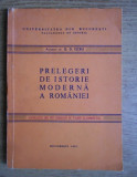 Prelegeri de istoria moderna a Romaniei.. / G. D. Iscru