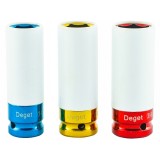 Set de chei tubulare IMPACT 1/2&quot; 3 piese varianta lunga din teflon V86100 Verke