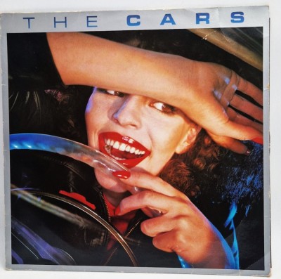 The Cars &amp;lrm;&amp;ndash; The Cars NM / VG+ vinil Lp disc Elektra Europa new wave synth pop pop rock foto