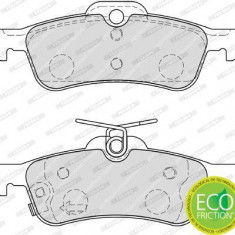 FERODO PREMIER ECO FRICTION FDB4041 Set placute frana, frana disc cu avertizare acustica uzura, fara accesorii