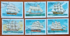 CUBA-1992-&amp;#039;&amp;#039;Corabii cu Panze&amp;#039;&amp;#039;- Set compl.6v. Stamp. foto