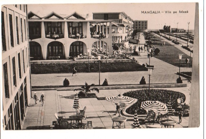 CPIB 17343 CARTE POSTALA - MANGALIA. VILE PE FALEZA, RPR