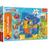 Puzzle copii 100 piese SuperThings Super Forta Trefl, 5+ ani
