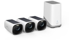 Sistem supraveghere 3+1 Anker &amp;quot;eufyCam 3 S330&amp;quot;,4K Ultra HD,bullet,wireless,16GB extensibil cu HDD,int si ext,IR 8m,audio bidirectional,energie solara, foto