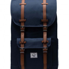 Herschel rucsac 11390-00007-OS Little America B culoarea albastru marin, mare, neted