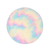 Covoras Decorativ ConceptSeller&reg; pentru copii Shaggy Rainbow de Blana 80 cm, Oem