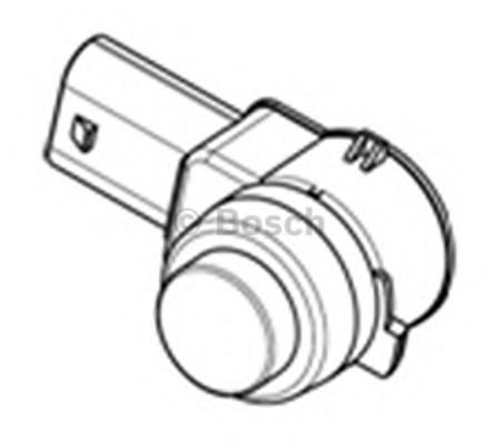 Sensor, ajutor parcare MERCEDES A-CLASS (W169) (2004 - 2012) BOSCH 0 263 009 638