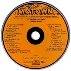 CD Diana Ross - All The Great Love Songs, original, fara coperti
