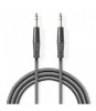 Cablu audio balansat Jack Stereo 6.35 mm tata - 6.35 mm tata 1.5m, Nedis
