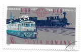Romania (319) - Centenarul liniei ferate Bucuresti Filaret - Giurgiu, 1969 - obliterata