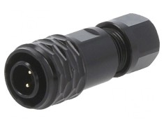 Mufă Tată SA8 IP67 2 PIN 5A 4-5mm 125V