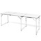Masă camping din aluminiu reglabilă 180 x 60 cm 41326