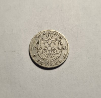50 bani 1881 foto