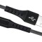 CABLU DATE INCARCARE FISH USB LA TYPE-C 1M 2.4A NEGRU 02801