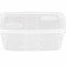 Cutie alimentara gradata, capac inclus, 800 ml, transparenta, 174x115x70 mm