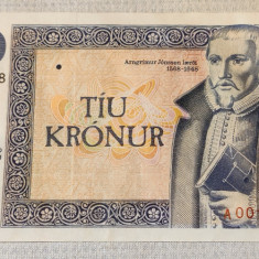 Iceland / Islanda - 10 Kronen / coroane (1961) Sedlabanki Islands
