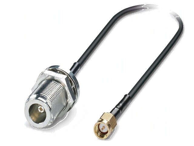 Cablu RF SMA-N negru