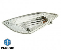 Semnalizare fata stanga transparenta originala Piaggio Fly 50-100-125-150cc foto