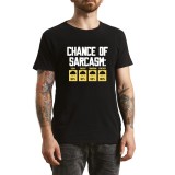 Tricou Barbati, umor acid pentru baieti destepti, negru, marime M