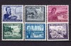 ✅ (S41) Germania Reich 1944 &quot;Blocul camarazilor Postei Germane Imperiale &quot; serie completa Michel 888/893, MNH, Nestampilat