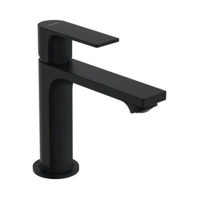 Baterie lavoar Hansgrohe Rebris E 110 Negru Mat foto