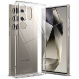 Husa Ringke Fusion pentru Samsung Galaxy S24 Ultra Transparent, Silicon, Carcasa