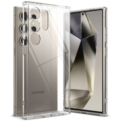 Husa Ringke Fusion pentru Samsung Galaxy S24 Ultra Transparent foto