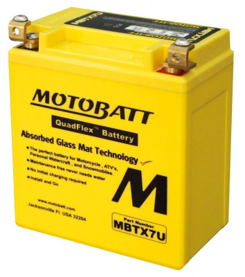 Baterie Moto Motobatt 8Ah 115A 12V MBTX7U foto