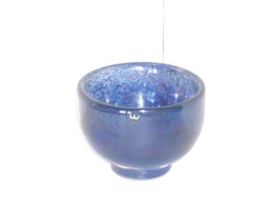 Bol cristal masiv Art-Glass suflat manual - semnat Goran Warff, KOSTA Sweden foto