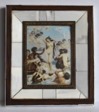 Nasterea zeitei Venus - pictura miniaturala dupa William Adolphe Bouguereau , semnata Pirot - cca.1910