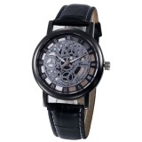 Cumpara ieftin Ceas Dama GENEVA Model Skeleton Quartz - Model Negru