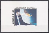 Mexic 1985 - Lansarea Celui de-al 2-lea Satelit Morelos, Colita NDT, MNH