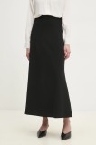 Answear Lab fustă culoarea negru, maxi, evazati