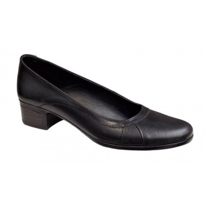 Pantofi dama casual din piele naturala Negru BOX - STD32N foto