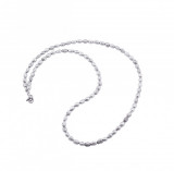 Colier perle de cultura lunguiete argintii 5-6mm, Stonemania Bijou