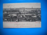 HOPCT 459 AN- GARA DE PASAGERI CU IMPREJURIMEA 1906-RARA -GALATI -CIRCULATA, Printata