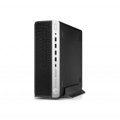 Sistem Desktop Second Hand, Procesor RYZEN 5 PRO 2400G, Memorie RAM 8 GB, SSD 240 GB, Windows 10 Pro, DVD/RW, HP ELITEDESK 705 G4 SFF