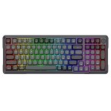 Tastatura gaming mecanica Bluetooth cu si fara fir Redragon Bragi Pro neagra cu gri